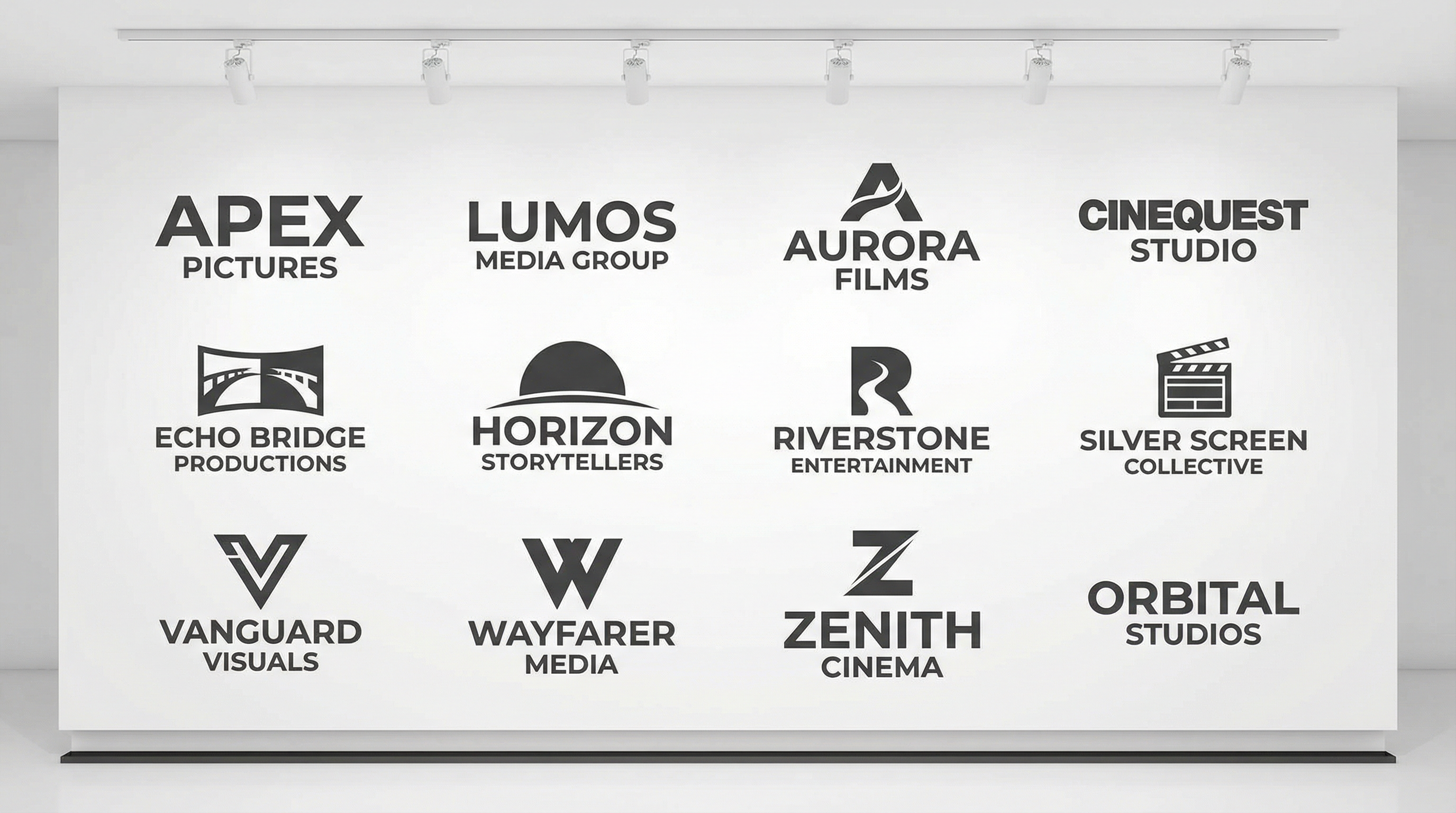 每日大赛合作伙伴Logo墙